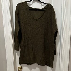 Piko 1988 Olive Knit Top